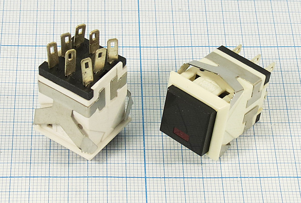 ПКн\250\ 3\(DPDT)\17x17\бел\чер&ILкрСД\\8C\KD2-22\