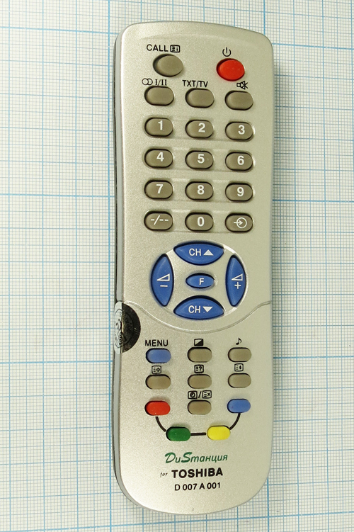 ДУ пульт TOSHIBA \D007A001\универсал\